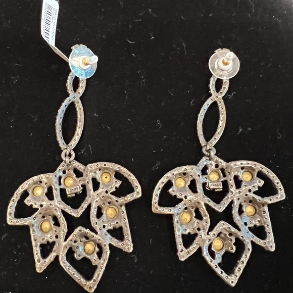 J Crew Crystal Chandelier Statement Earring New W/Bag/Box Wedding Bride-SeeVideo - Picture 3 of 11